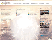 Tablet Screenshot of dominiodeproyectos.com